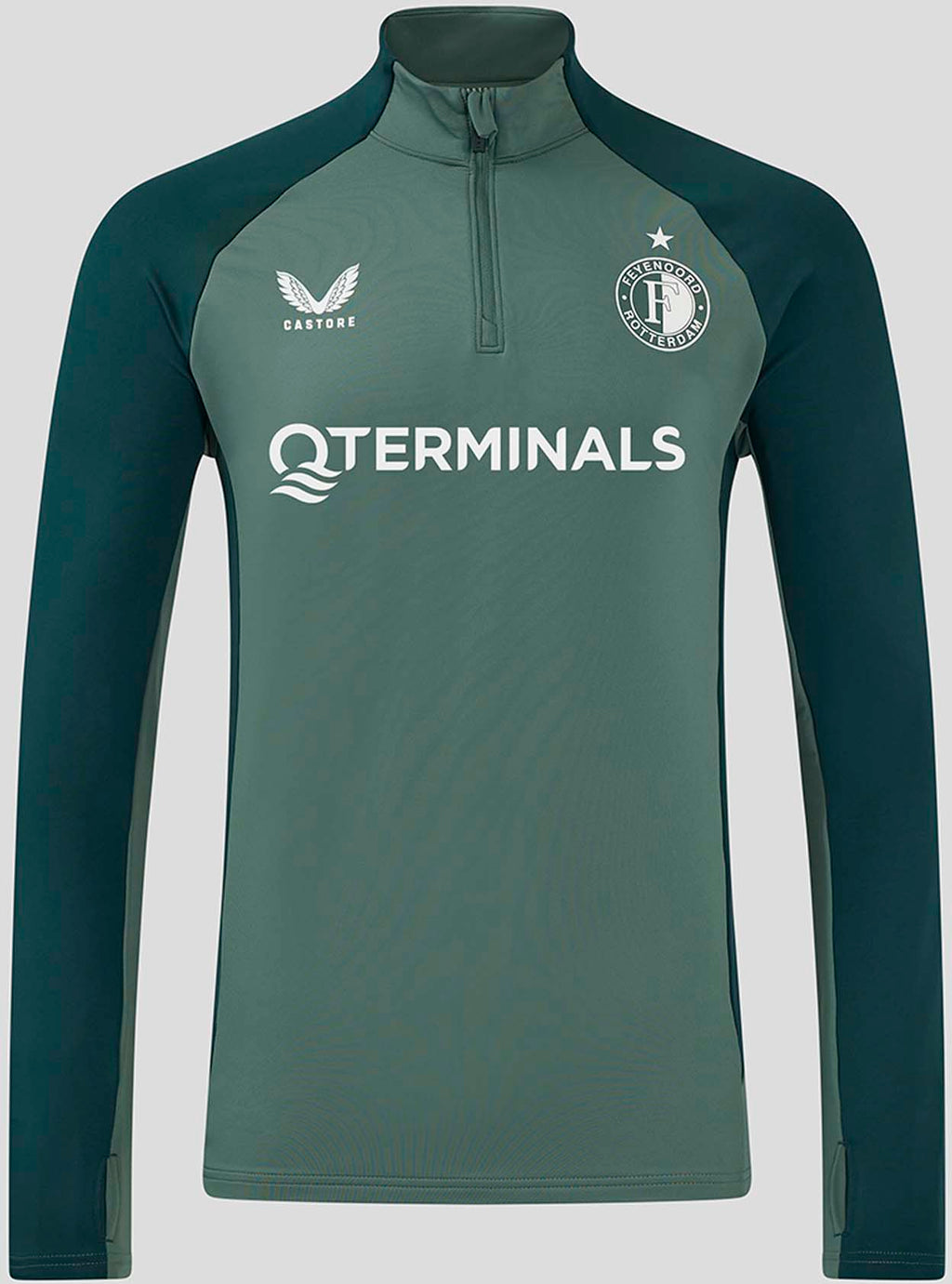Feyenoord Pro Players 1/4 Zip kids trainingstop