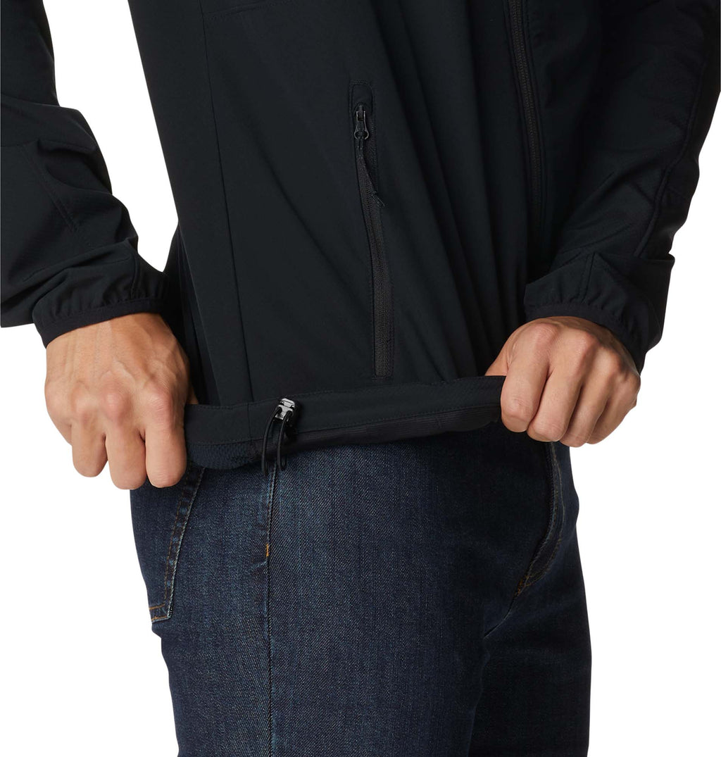 Tall Height Hooded softshelljack