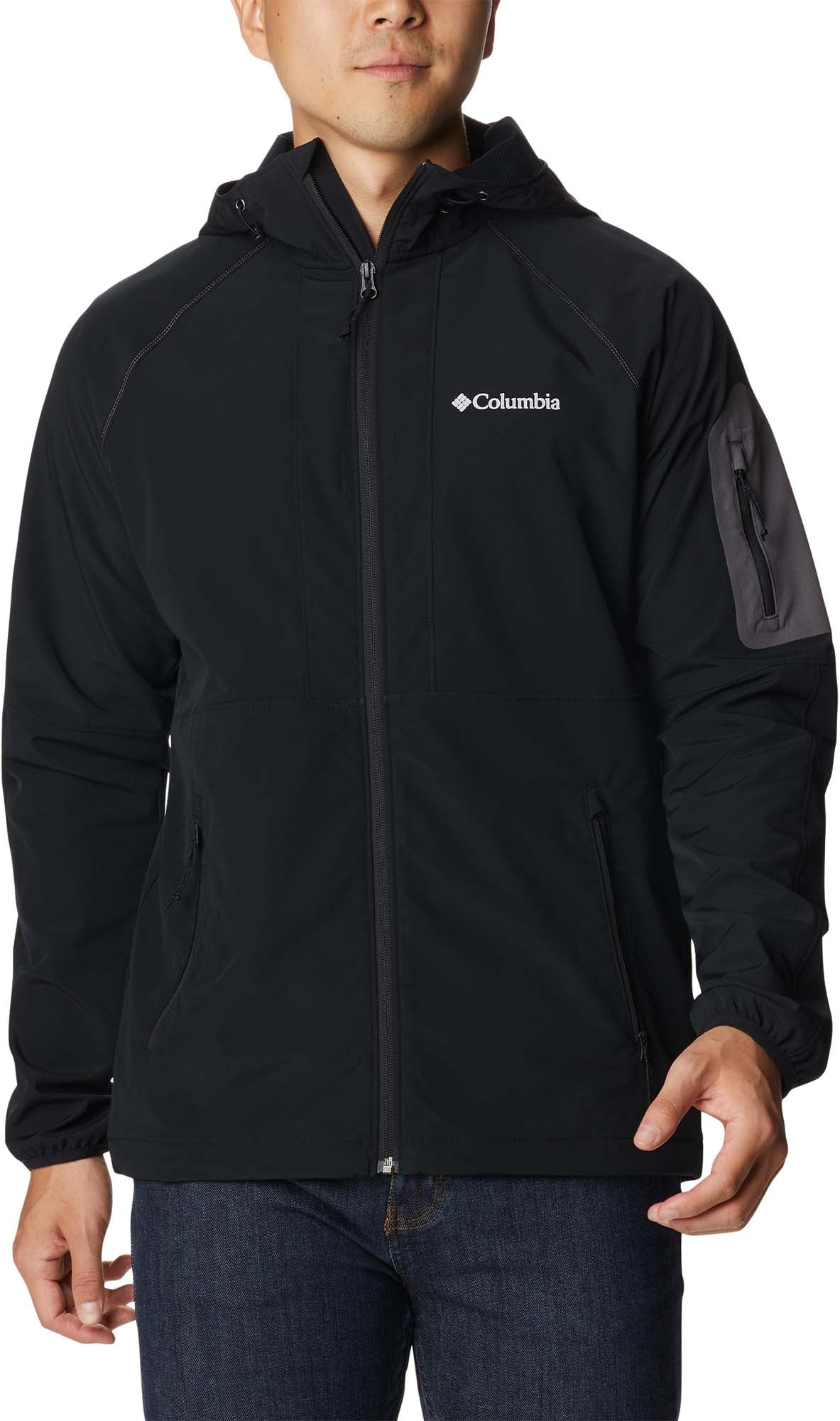 Tall Height Hooded softshelljack