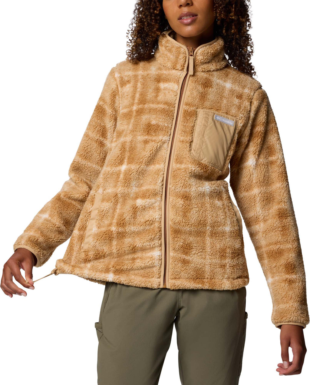 West Bend Print Full Zip II Fleece vest
