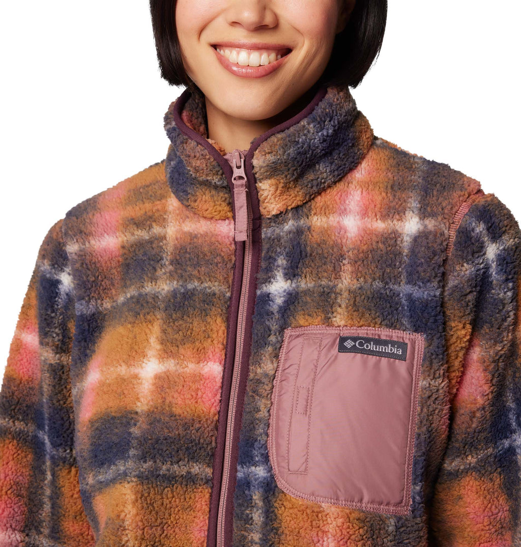 West Bend Print Full Zip II Fleece vest