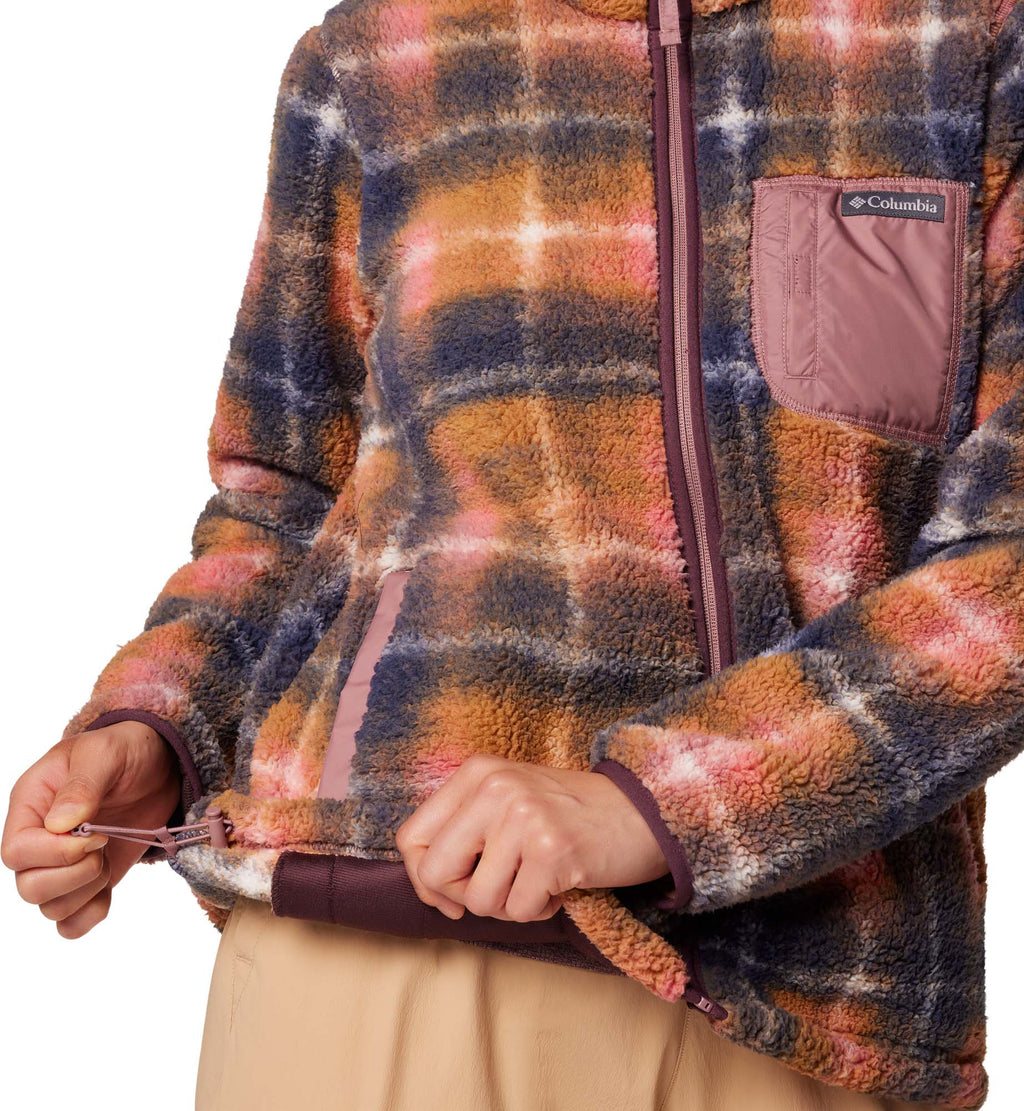 West Bend Print Full Zip II Fleece vest
