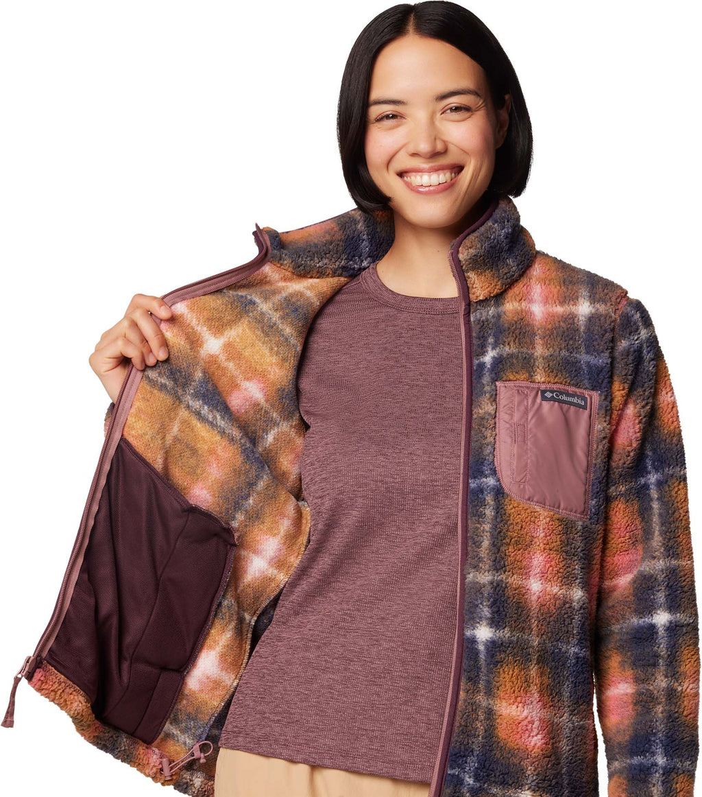 West Bend Print Full Zip II Fleece vest