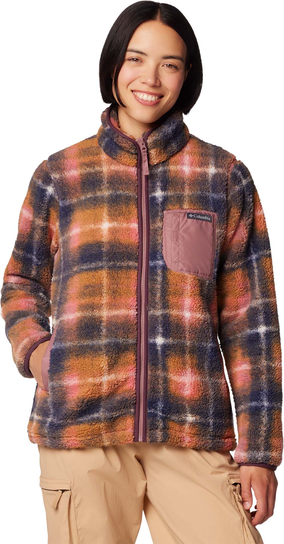 West Bend Print Full Zip II Fleece vest