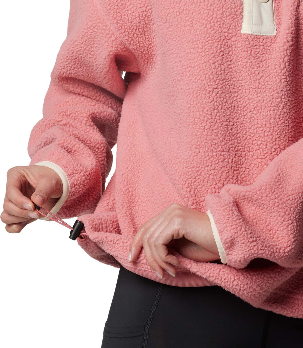 Helvetia II Cropped Half Snap Fleece vest