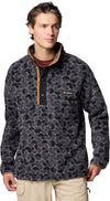 Helvetia II Printed Half Snap Fleece vest