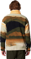 Helvetia II Printed Half Snap Fleece vest