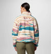 Helvetia II Printed Cropped Half Snap Fleece vest