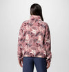 Helvetia II Printed Cropped Half Snap Fleece vest