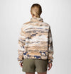 Helvetia II Printed Cropped Half Snap Fleece vest