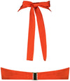 Satin Tomato Wired bikinitop