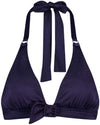 Satin Navy Padded bikinitop