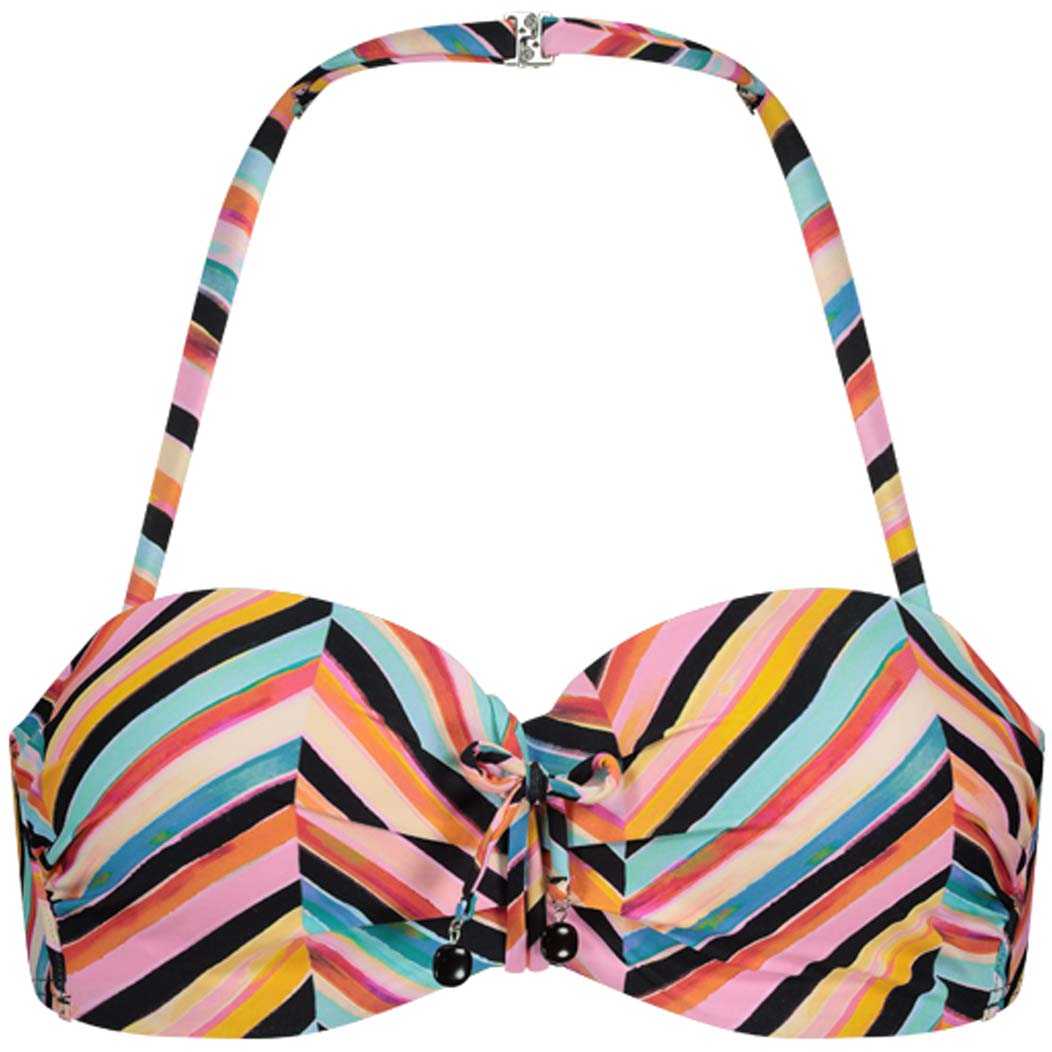 Chevron Chic Padded Wired bikinitop