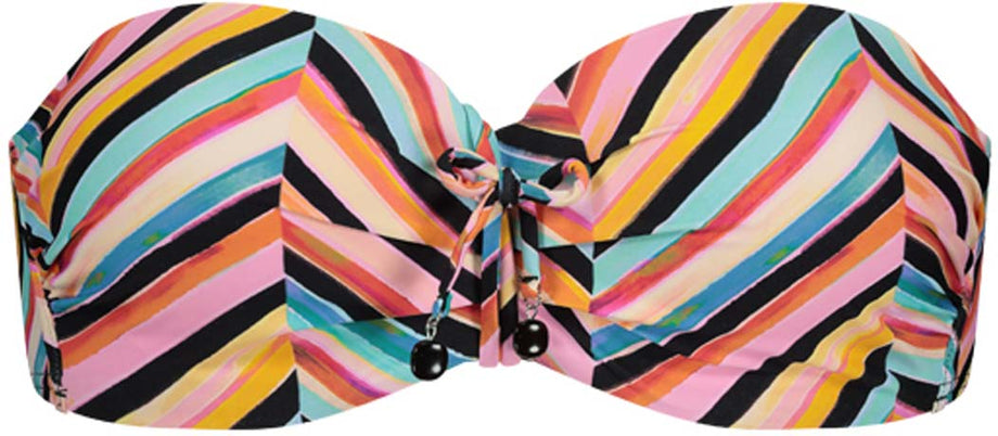 Chevron Chic Padded Wired bikinitop