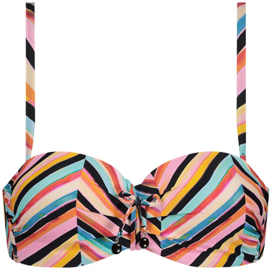 Chevron Chic Padded Wired bikinitop