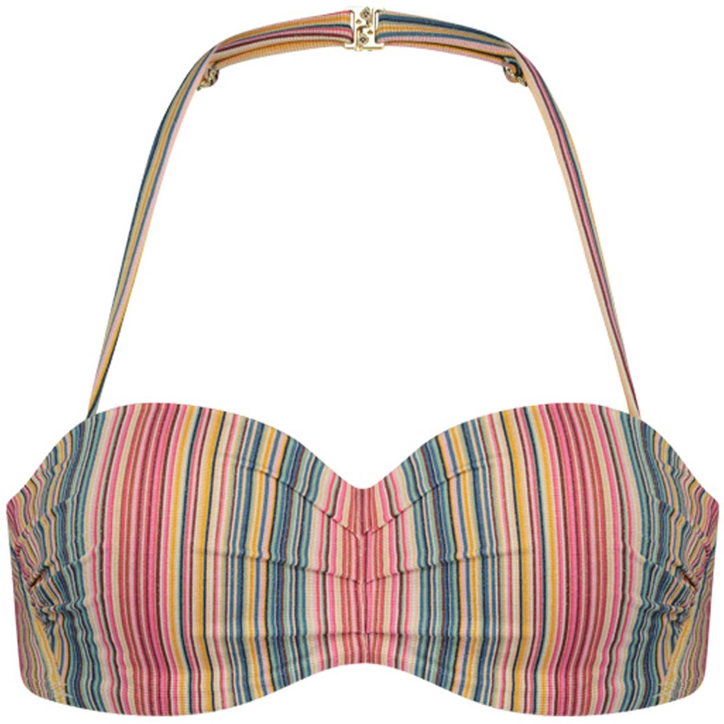 Color Dash Padded Wired bikinitop