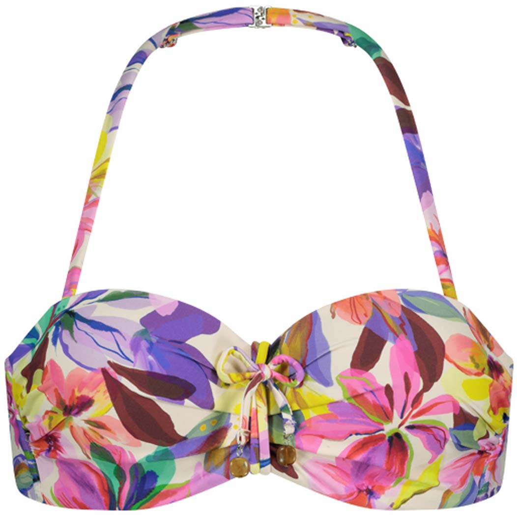 Fluid Flowers Padded Wired bikinitop