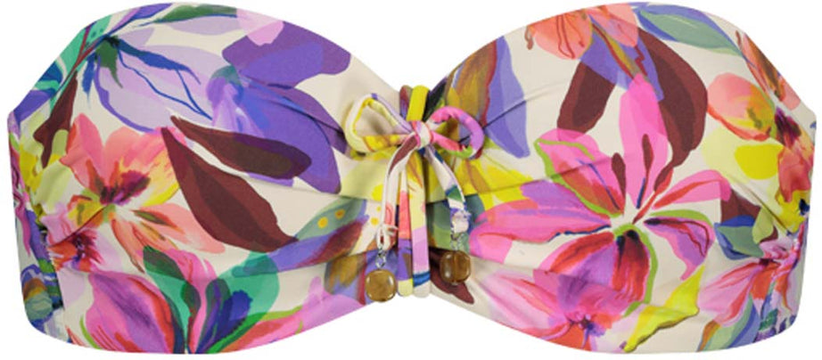 Fluid Flowers Padded Wired bikinitop
