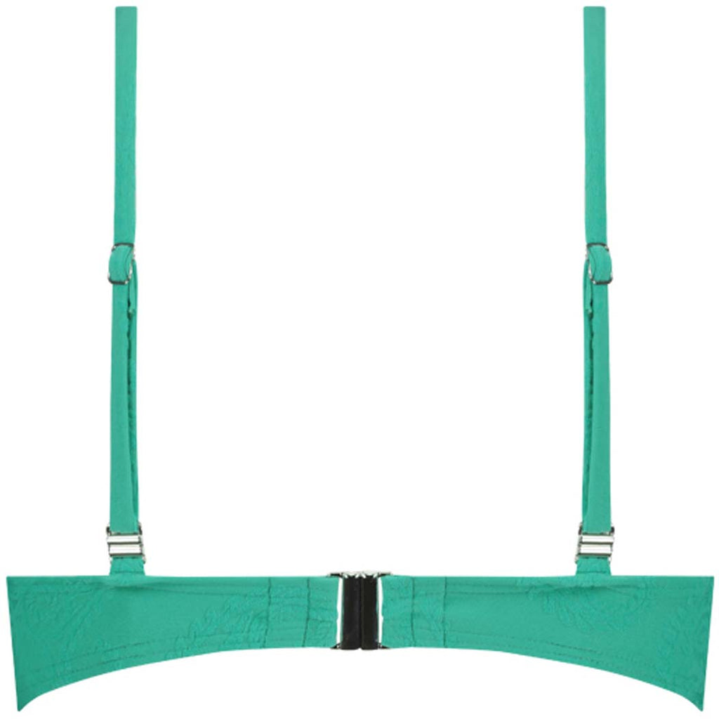 Deep Green Padded Wired bikinitop