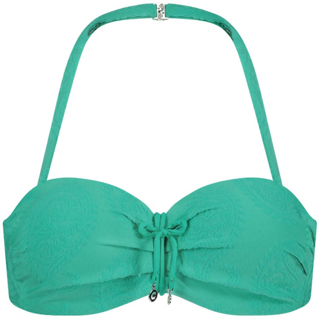 Deep Green Padded Wired bikinitop