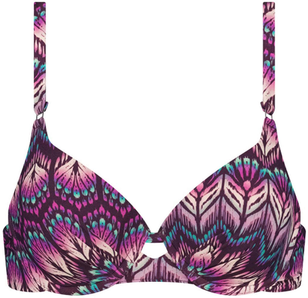 Peacock Padded Wired bikinitop
