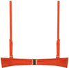 Satin Tomato Padded Wired bikinitop