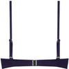 Satin Navy Padded Wired bikinitop