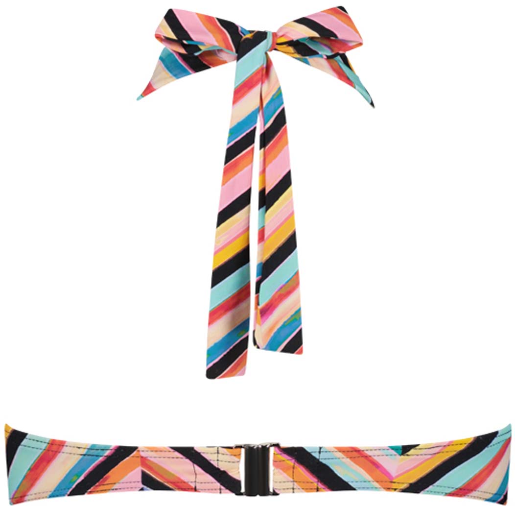 Chevron Chic Padded Wired bikinitop