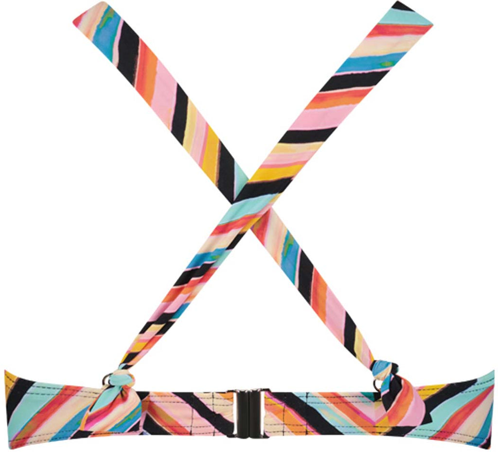 Chevron Chic Padded Wired bikinitop