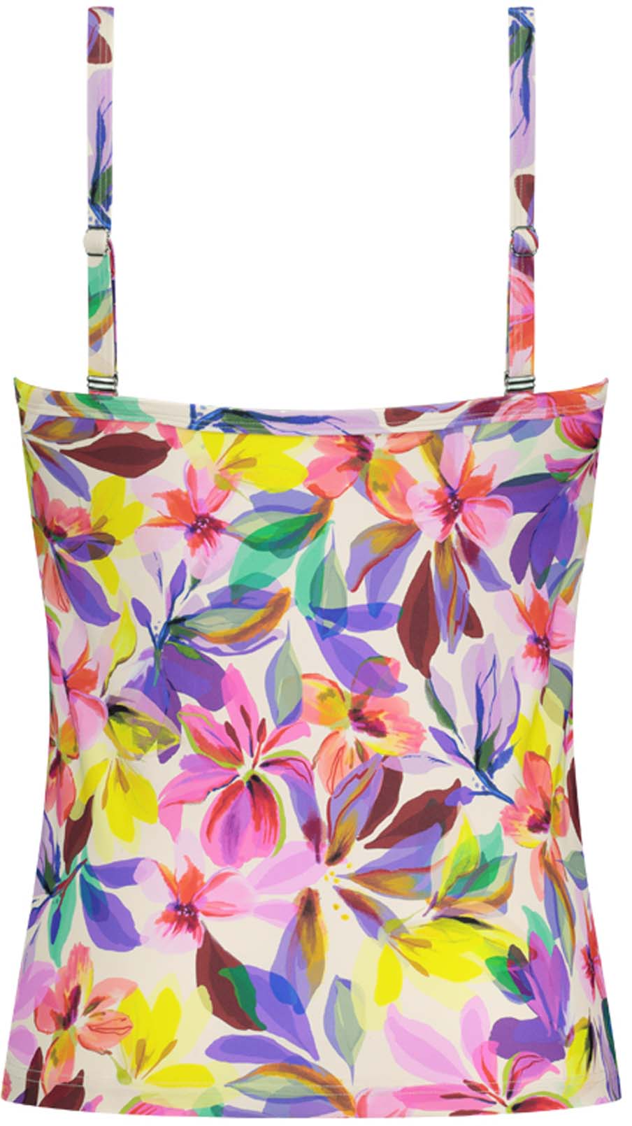 Fluid Flowers Wired Tankini bikinitop