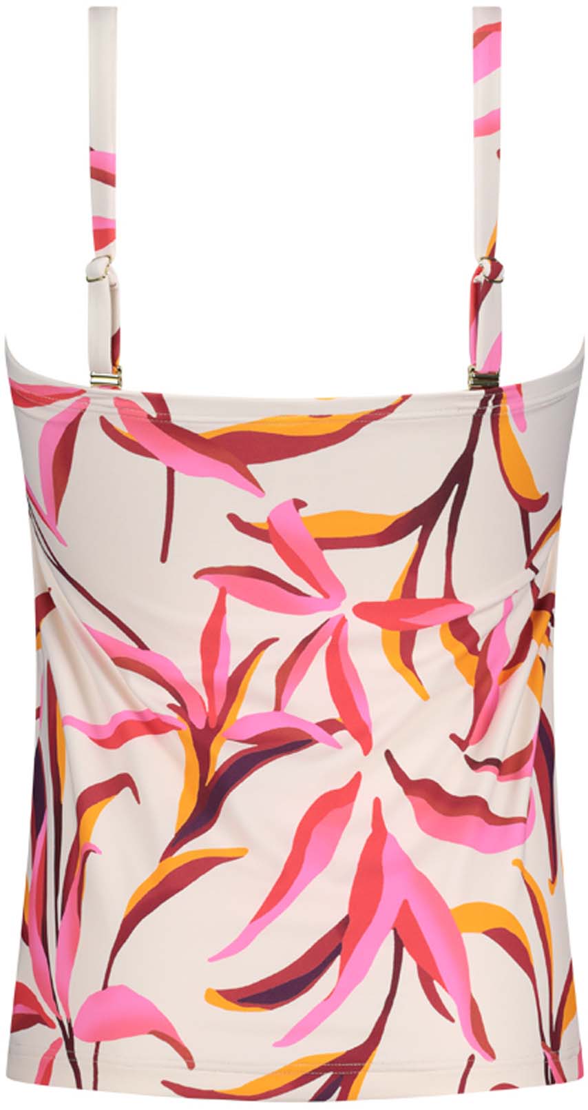 Japanese Floral Padded Tankini bikinitop