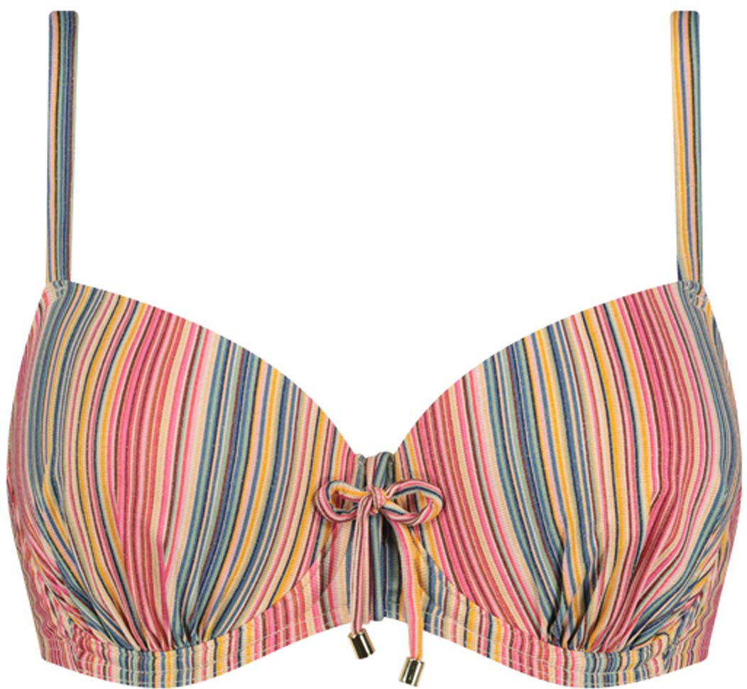 Color Dash Padded Wired bikinitop