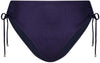 Satin Navy High Waist bikinibroekje