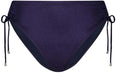 Satin Navy High Waist bikinibroekje