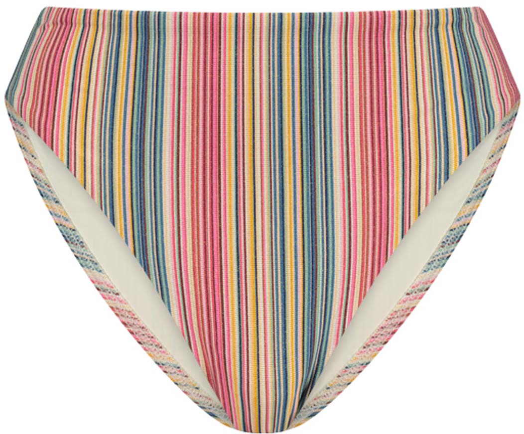 Color Dash High Waist bikinibroekje
