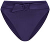 Satin Navy High Waist bikinibroekje