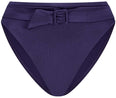 Satin Navy High Waist bikinibroekje
