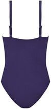 Satin Navy Padded badpak