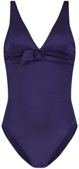 Satin Navy Padded badpak