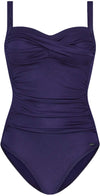 Satin Navy Padded badpak