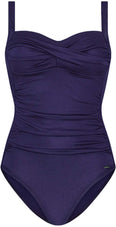 Satin Navy Padded badpak