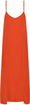Satin Tomato jurk