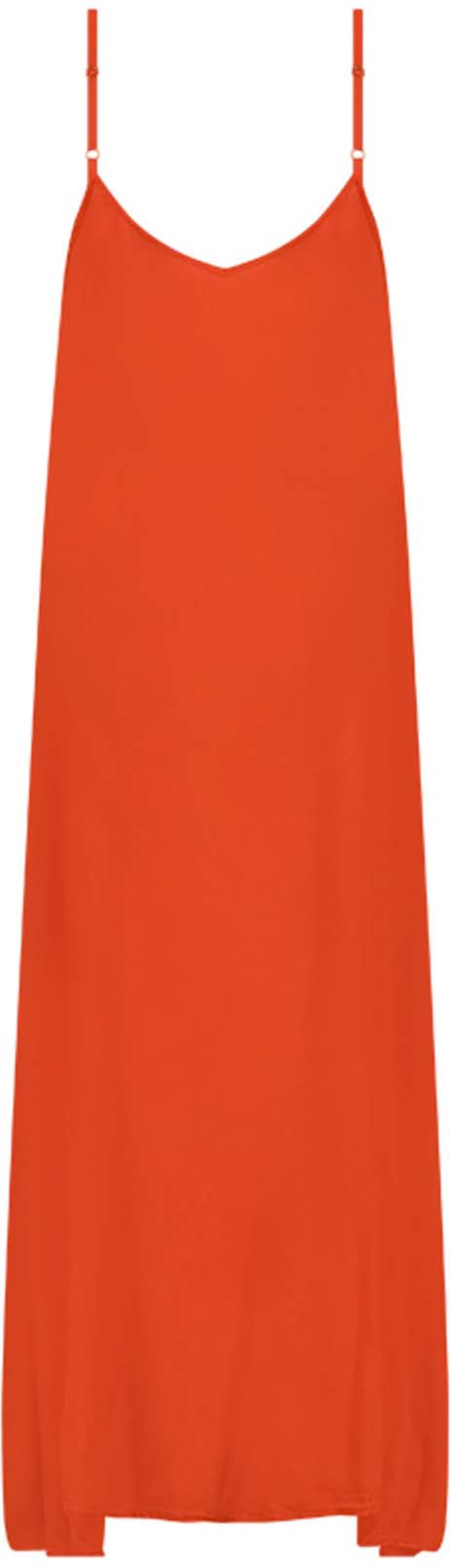 Satin Tomato jurk