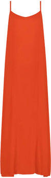 Satin Tomato jurk
