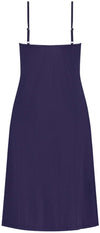 Satin Navy jurk