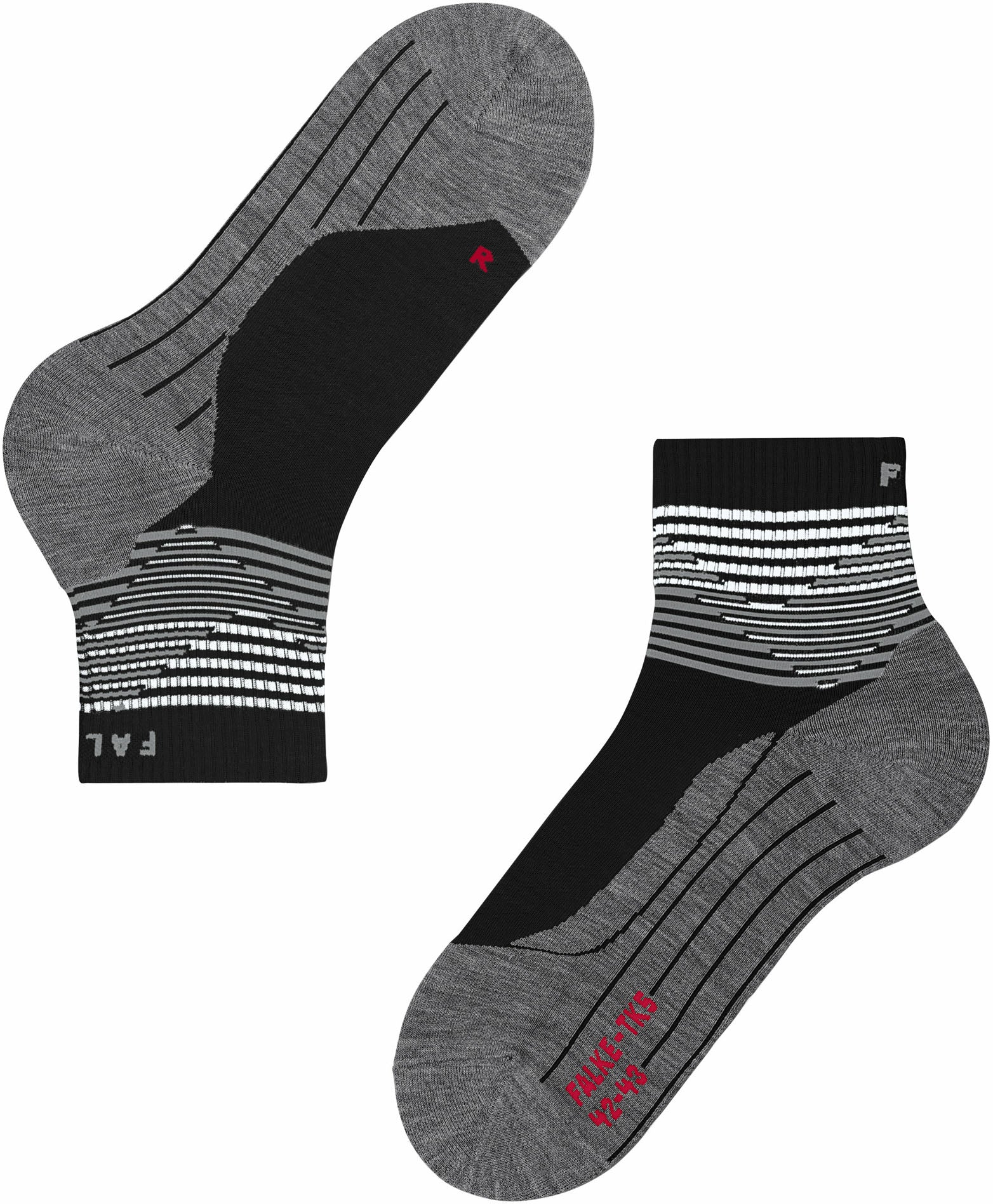TK5 Short Offset sokken