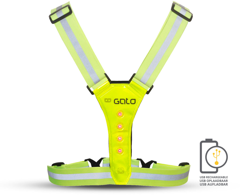 Safer LED USB sport hesje