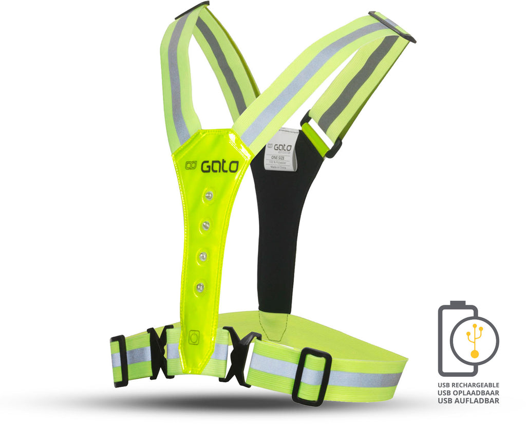 Safer LED USB sport hesje