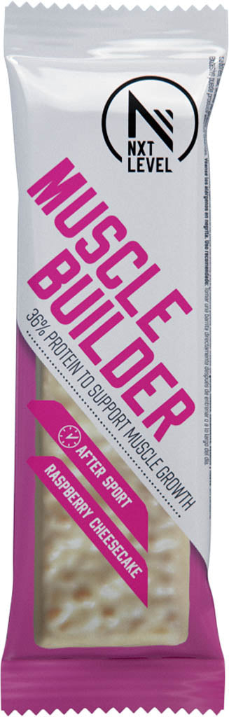 Muscle Builder Raspberry Cheesecake reep 55 gram