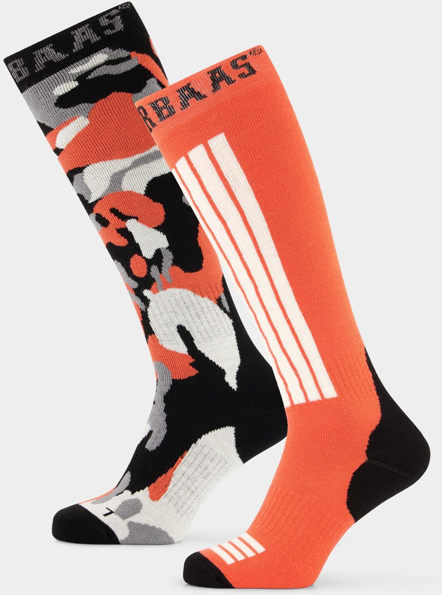 Camo 2-pack skisokken